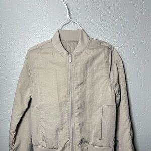 Women’s Cream Bomber Jacket